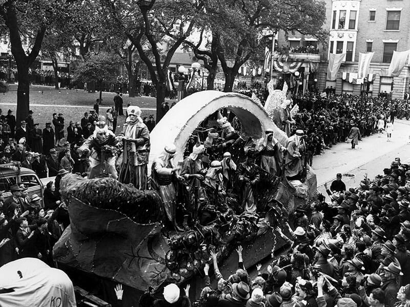 Mardi Gras in Mobile, ca. 1940