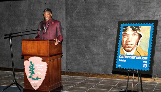Charles Anderson Stamp Unveiling