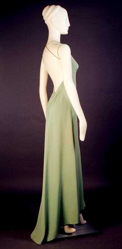 Green Crepe Gown, 1979