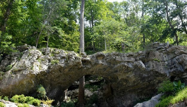 Natural Bridge in Marshall County