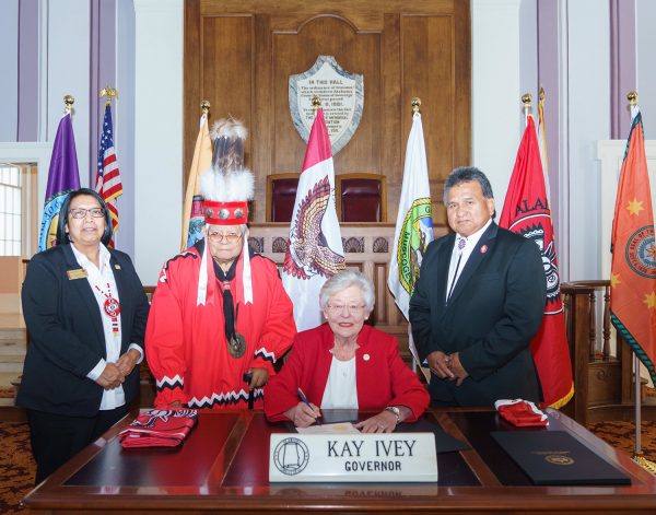 Gov. Kay Ivey and Tribal Leaders