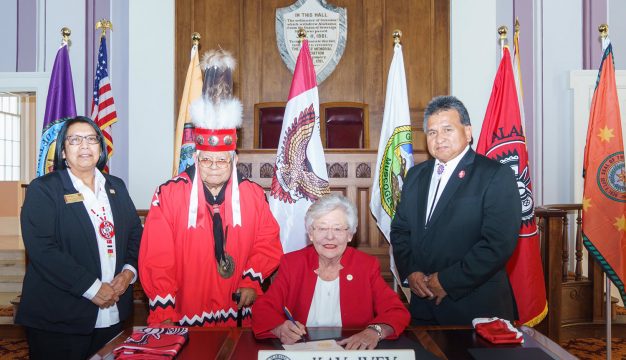 Gov. Kay Ivey and Tribal Leaders