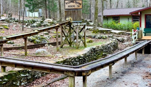 Mining Play Area at Rickwood Caverns