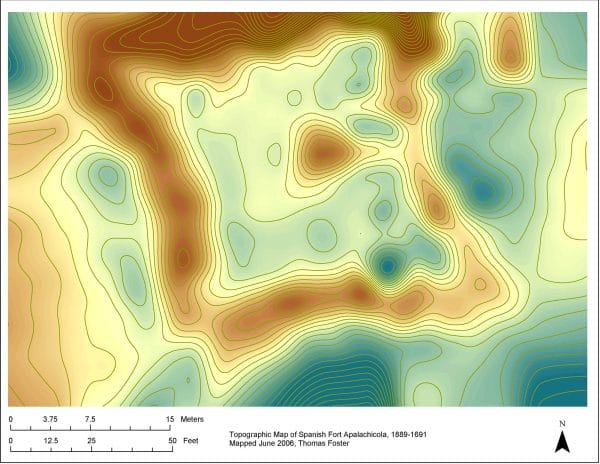 Fort Apalachicola Topographic Map